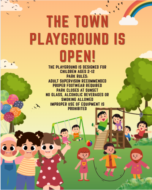flyer for new Charlotte Court House town playground